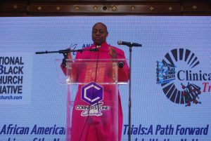 Rev. Evans at the NCTSP launch in Brooklyn, NY